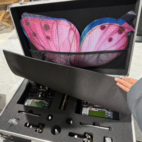 Set 2 Fluturi Bionici cu Telecomenzi și Flight Case [1]