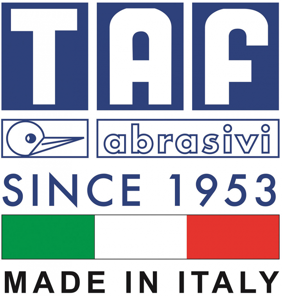 Disc abraziv lamelar 125mm x 22 mm CERAMIC, centru curbat pentru inox/metal TAF [2]