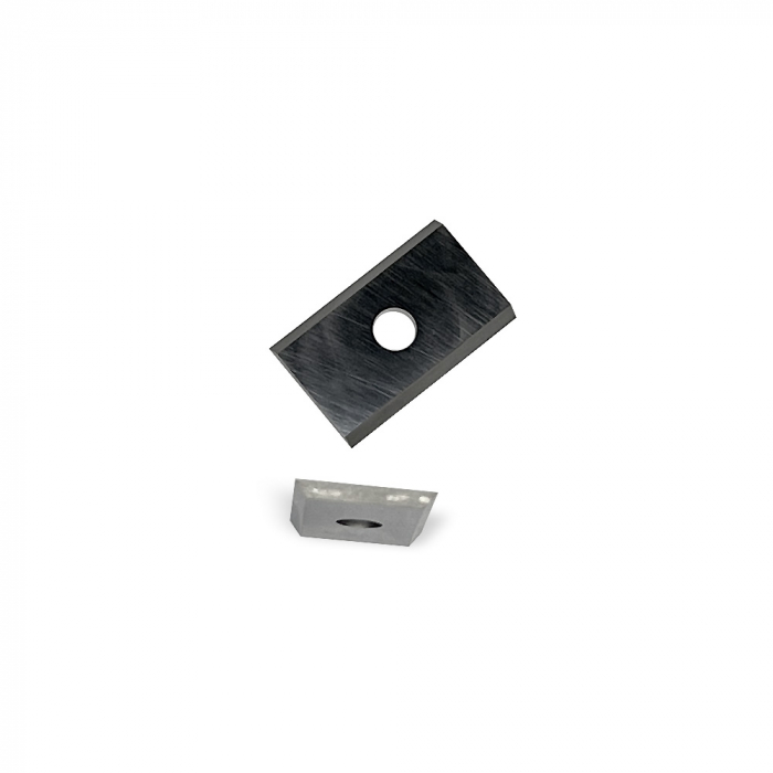 Set 10 placute amovibile cu carbura de crom si tungsten, 2 muchii taietoare, 20 x 12 x 1.5 mm, 35°, Kannenberg [4]
