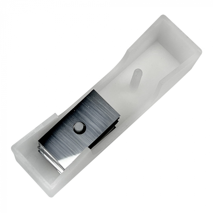 Set 10 placute amovibile cu carbura de crom si tungsten, 2 muchii taietoare, 24 x 12 x 1.5 mm, 35°, Kannenberg [4]
