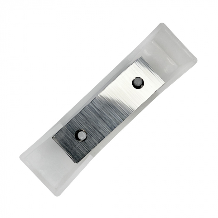 Set 10 placute amovibile cu carbura de crom si tungsten, 2 muchii taietoare, 40 x 12 x 1.5 mm, 35°, Kannenberg [5]