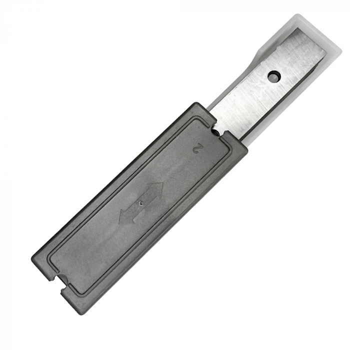 Set 10 placute amovibile cu carbura de crom si tungsten, 2 muchii taietoare, 60 x 12 x 1.5 mm, 35°, Kannenberg [5]