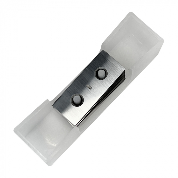 Set 10 placute amovibile cu carbura de crom si tungsten, 2 muchii taietoare si unghi axial 5°, 30 x 12 x 1.5 mm, 35°, Kannenberg [5]