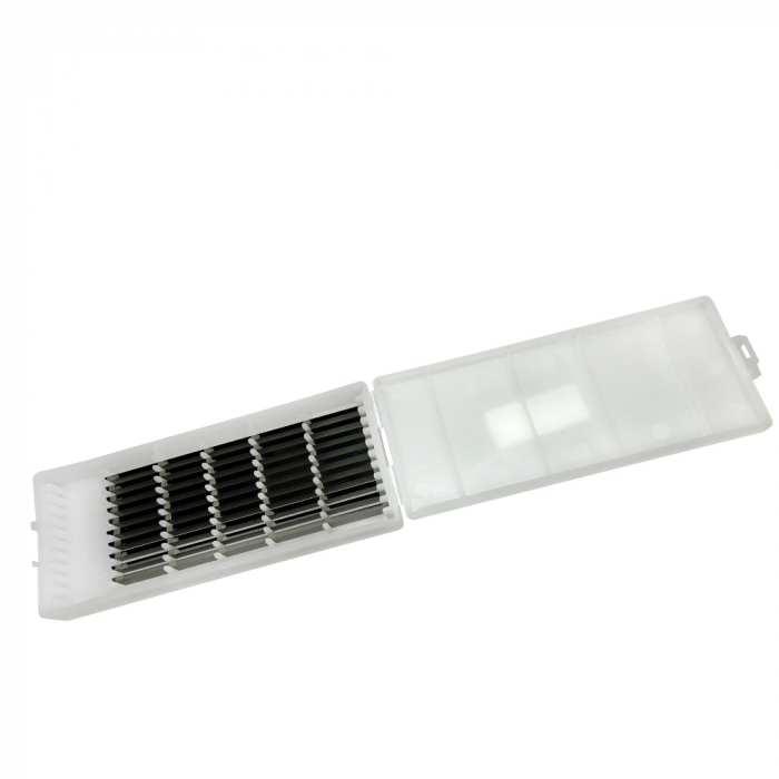 Set cutite cu carbura de crom pentru rindele electrice, Kannenberg, 100 x 8 x 1.5 mm, 10 buc [2]