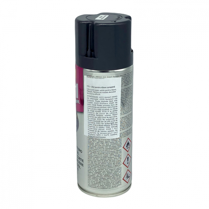 Ulei spray profesional pentru filetare, gaurire, frezare, Faren F71, 400 ml [2]