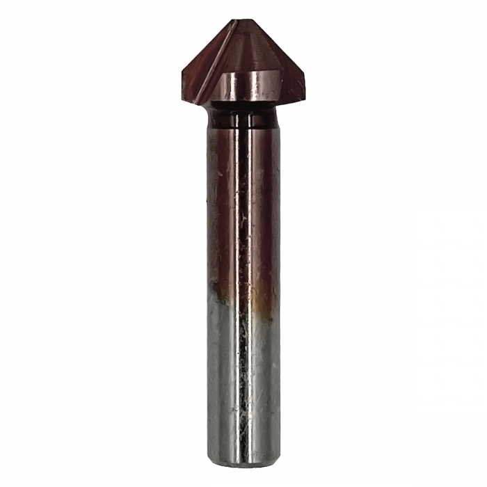 Zencuitor tesitor conic 90°, HSS Cobalt M35, cu coada cilindrica, Ø16.5 mm, Gher [2]