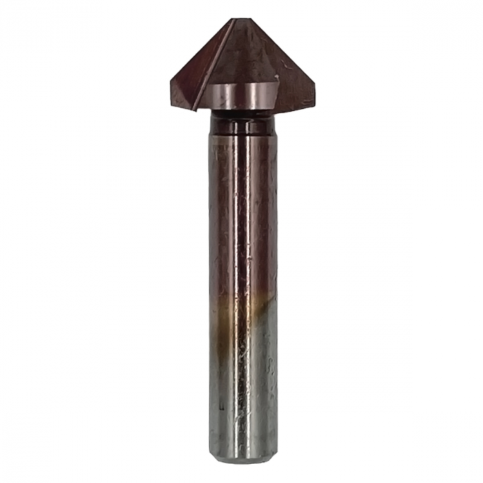 Zencuitor tesitor conic 90°, HSS Cobalt M35, cu coada cilindrica, Ø20.5 mm, Gher [2]