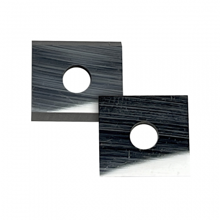 Set 10 placute amovibile cu carbura de crom si tungsten, 2 muchii taietoare, 13 x 12 x 1.5 mm, 35°, Kannenberg [3]