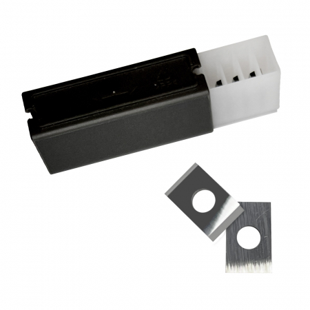 Set 10 placute amovibile cu carbura de crom si tungsten, 2 muchii taietoare, 7.6 x 12 x 1.5 mm, 35°, Kannenberg [0]