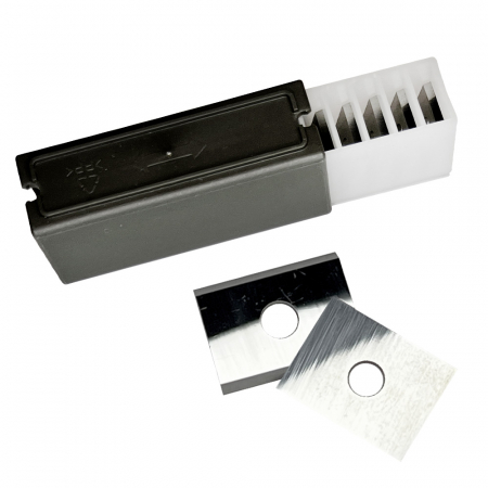 Set 10 placute amovibile cu carbura de crom si tungsten, 2 muchii taietoare, 16 x 12 x 1.5 mm, 35°, Kannenberg [0]