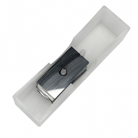 Set 10 placute amovibile cu carbura de crom si tungsten, 2 muchii taietoare, 25 x 12 x 1.5 mm, 35°, Kannenberg [3]