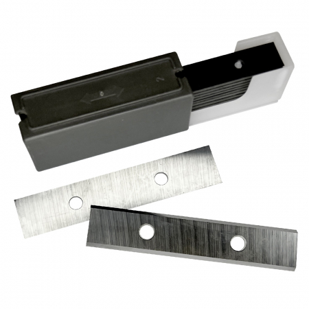 Set 10 placute amovibile cu carbura de crom si tungsten, 2 muchii taietoare, 60 x 12 x 1.5 mm, 35°, Kannenberg [0]