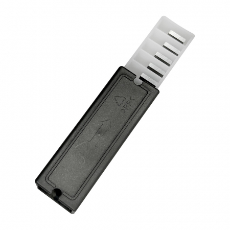 Set 10 placute amovibile cu carbura de crom si tungsten, 2 muchii taietoare, 8.6 x 12 x 1.5 mm, 35°, Kannenberg [5]