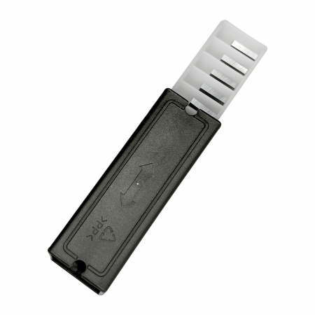 Set 10 placute amovibile cu carbura de crom si tungsten, 2 muchii taietoare, 9.6 x 12 x 1.5 mm, 35°, Kannenberg [4]