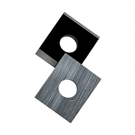 Set 10 placute amovibile cu carbura de crom si tungsten, 2 muchii taietoare, 9.6 x 12 x 1.5 mm, 35°, Kannenberg [3]