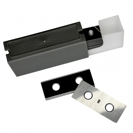 Set 10 placute amovibile cu carbura de crom si tungsten, 2 muchii taietoare si unghi axial 5°, 30 x 12 x 1.5 mm, 35°, Kannenberg [0]