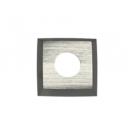 Set 10 placute amovibile cu carbura microgranulata de crom, 4 muchii taietoare, 15 x 15 x 2.5 mm, 30°, cu curbura R150, Kannenberg [1]