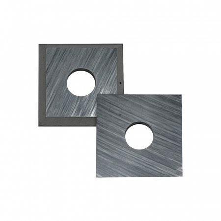 Set 10 placute amovibile cu carbura microgranulata de crom, 4 muchii taietoare, 12 x 12 x 1.5 mm, 35°, Kannenberg [4]