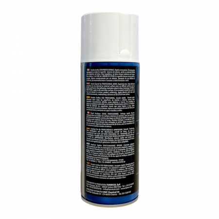 Spray vopsea acrilica 100% profesionala, Faren, Negru Mat, RAL 9005, 400 ml [2]