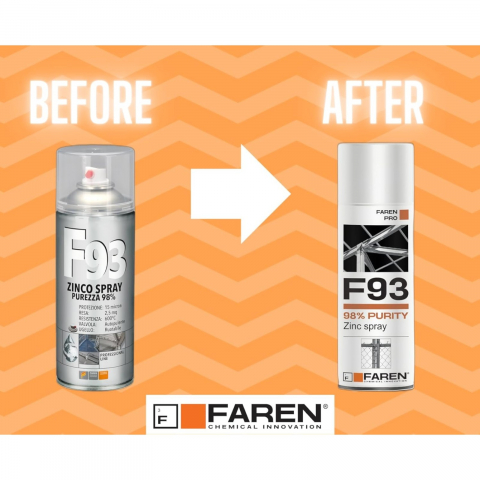 Spray zinc profesional 98% puritate, Faren F93 [1]
