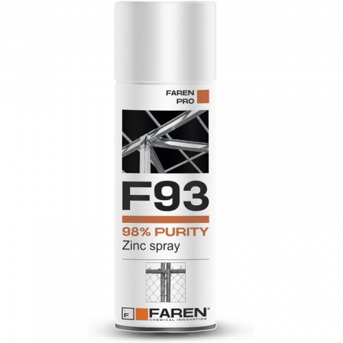 Auto-Moto - Spray zinc profesional 98% puritate, Faren F93