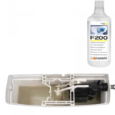 Tratament profesional anticalcar pentru rezervoare WC, Faren F200, 1l [5]