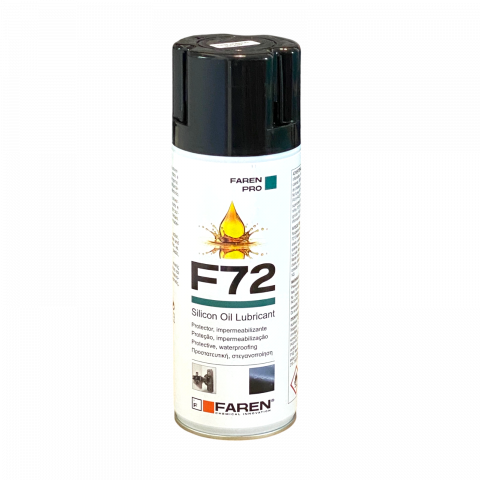 Intretinere si reparatii - Ulei siliconic profesional sub forma de spray, Faren F72, 400ml