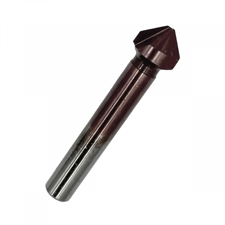 Zencuitor tesitor conic 90°, HSS Cobalt M35, cu coada cilindrica, Ø12.4 mm, Gher [0]