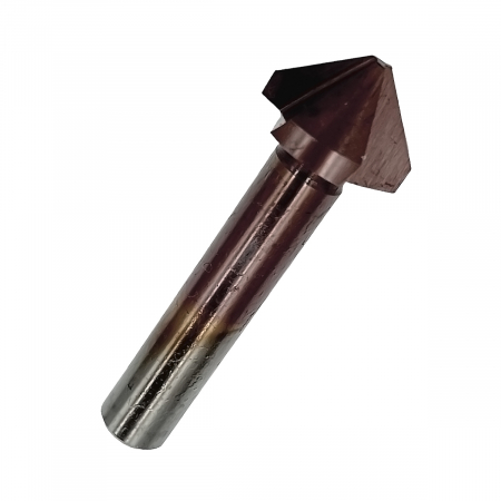 Zencuitor tesitor conic 90°, HSS Cobalt M35, cu coada cilindrica, Ø20.5 mm, Gher [0]