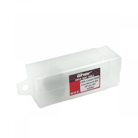 Zencuitor tesitor conic 90°, HSS Cobalt M35, cu coada cilindrica, Ø40 mm, Gher [3]