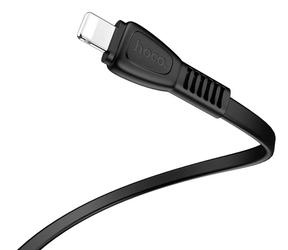 Cablu date si incarcare USB tip Lightning HOCO X40 Noah, 1 m, 2.4A,  Negru [3]
