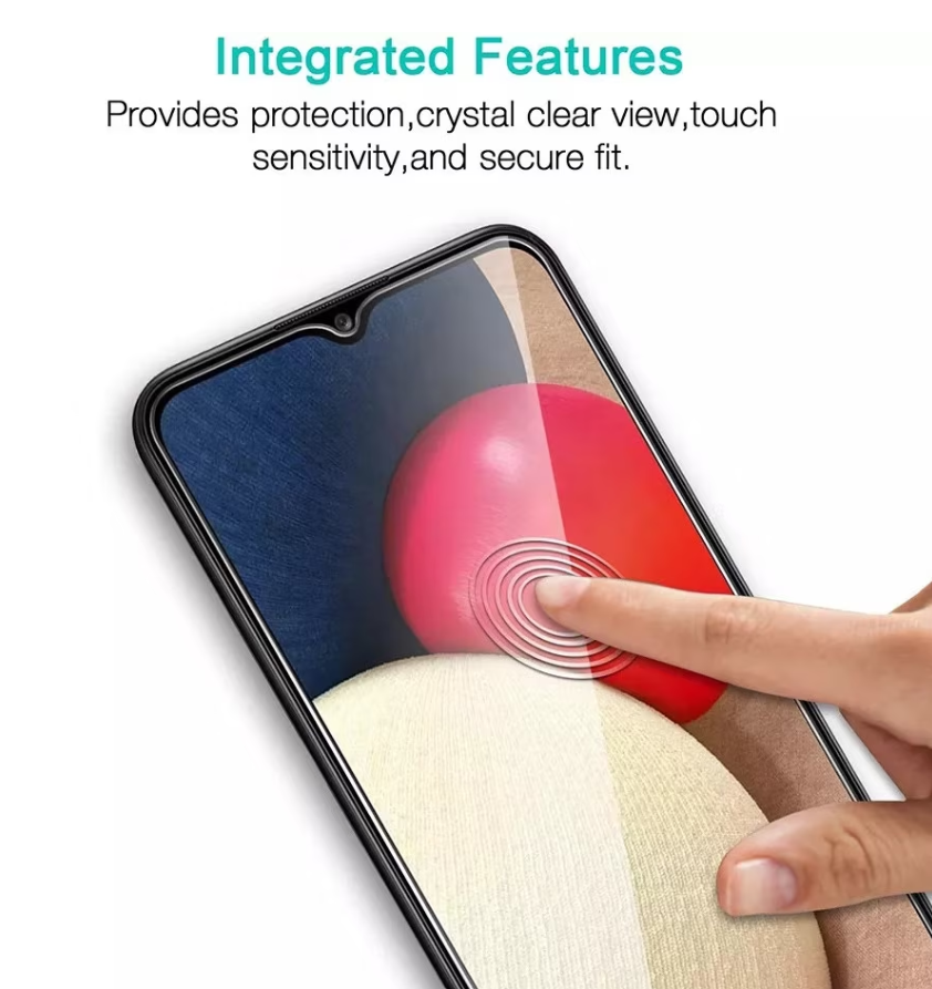 Folie sticla compatibila cu Samsung Galaxy A12, Transparenta [3]