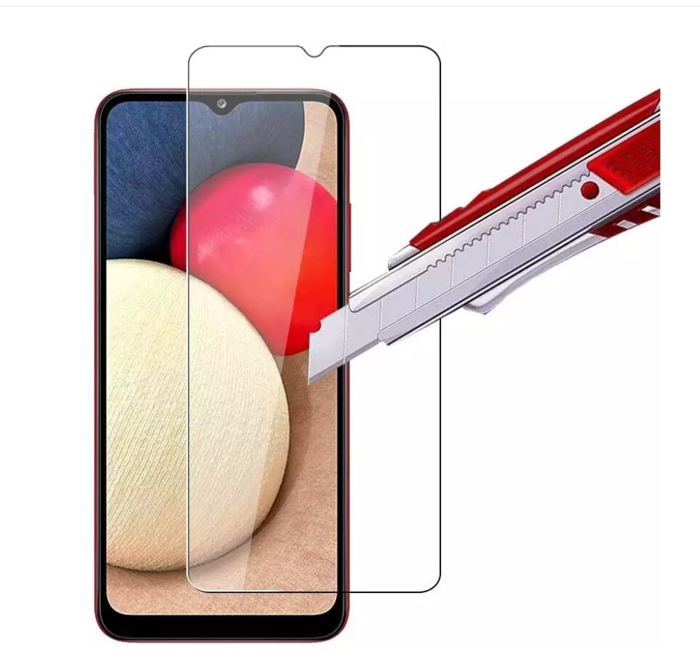Folie sticla compatibila cu Samsung Galaxy A12, Transparenta [2]