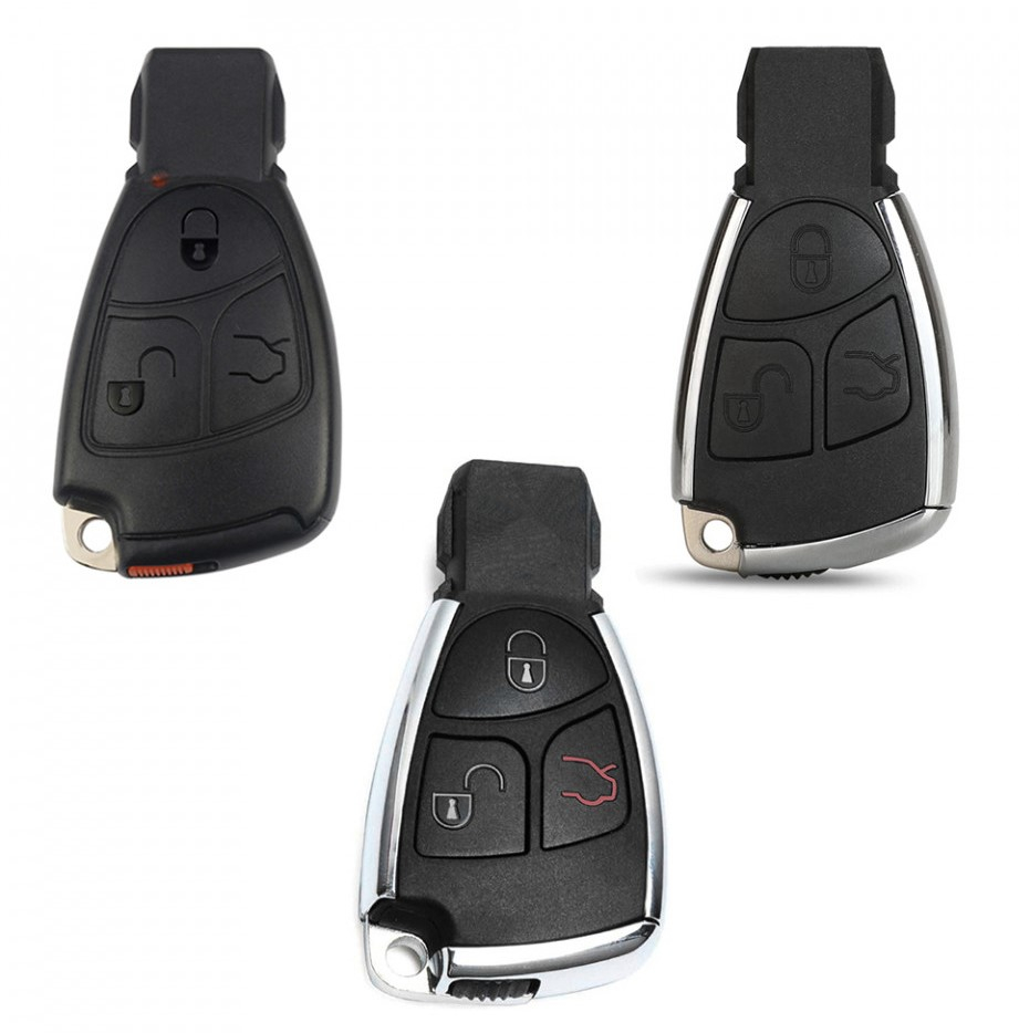 Husa cheie Mercedes-Benz compatibila cu clasa C, CL, CLK, E, S, SL, G neagra [3]