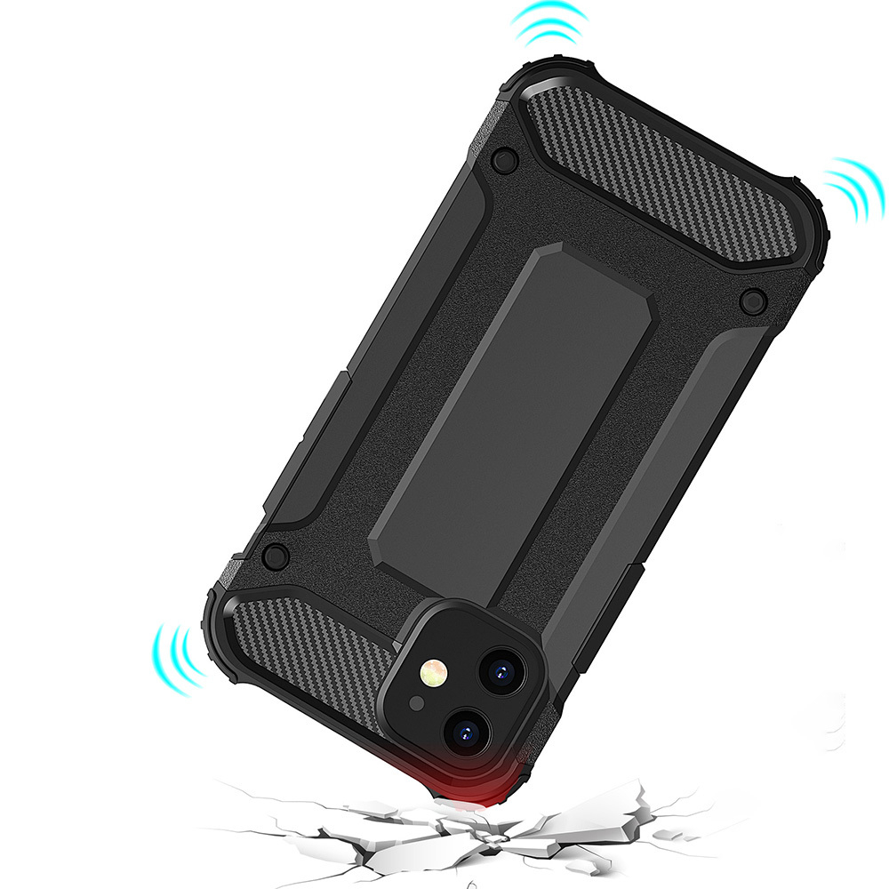 Husa de protectie Armor Carbon compatibila cu Samsung Galaxy A13 4G, neagra [3]