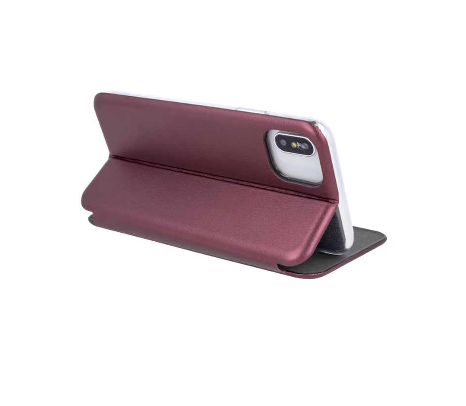 Husa Flip Carte Smart DIVA, Compatibil cu Huawei P40 Visiniu [3]