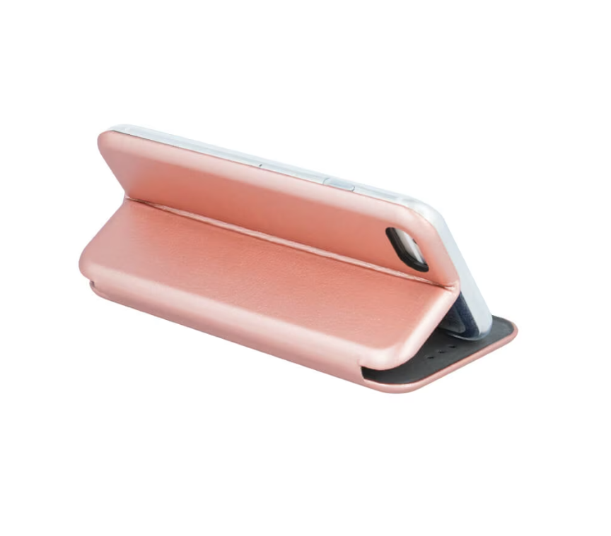 Husa Flip Carte Smart DIVA, Compatibil cu Huawei P40 Rose Gold [3]