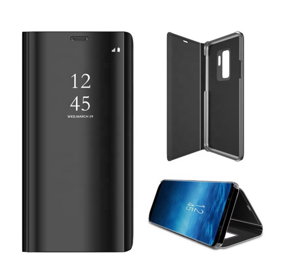 Husa Smart Clear View compatibila cu Xiaomi Redmi 10 2022, Negru [6]