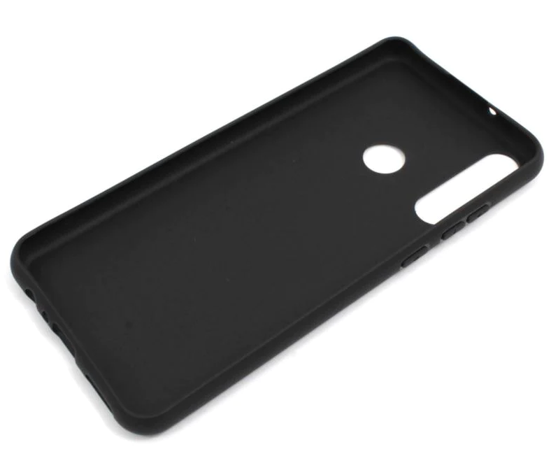 Husa Soft Matt Compatibila cu Huawei Y6p, Negru [2]