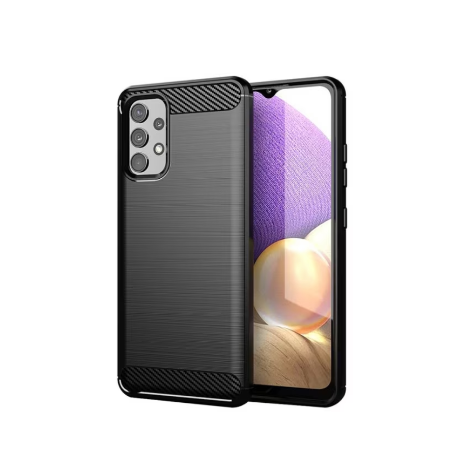 Husa Spate Carbon Pro, Compatibil Cu Samsung Galaxy A13 4g, Negru [1]