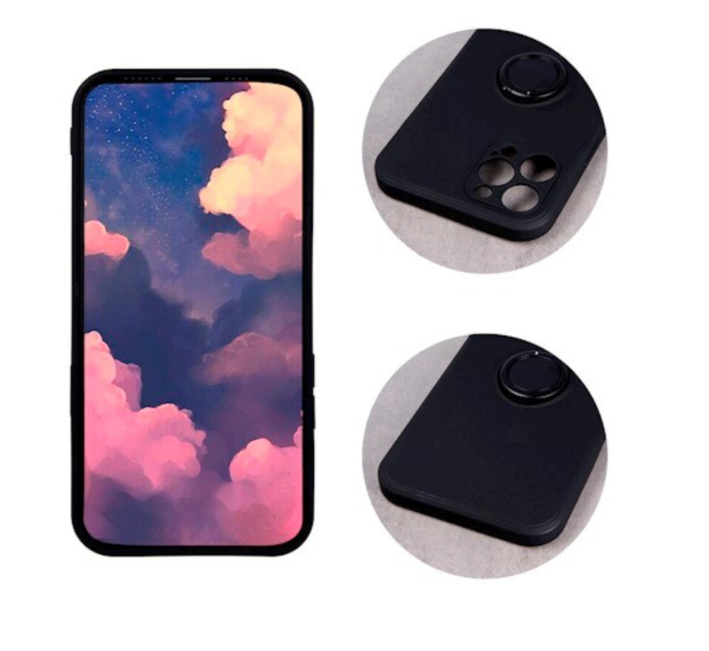 Husa Spate Ring Compatibila Cu Samsung Galaxy A54 5G, Negru [2]