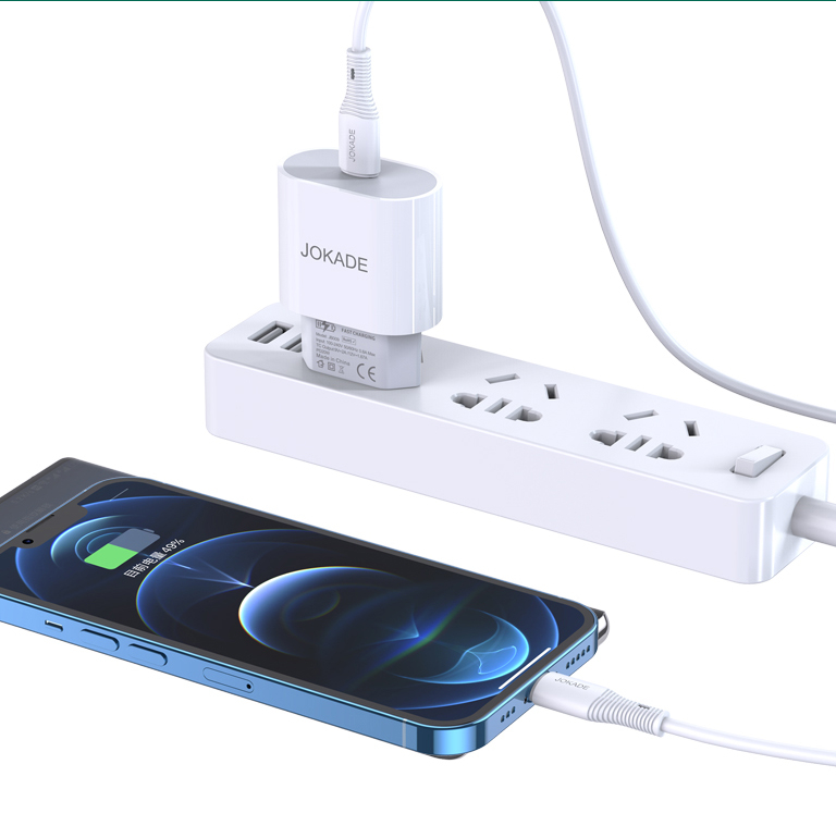 Incarcator retea Jokade USB-C PD 25W, FAST CHARGER, Alb [3]