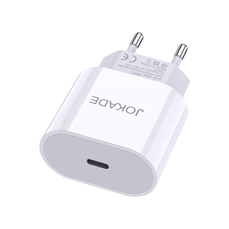 Incarcator retea Jokade USB-C PD 25W, FAST CHARGER, Alb [2]