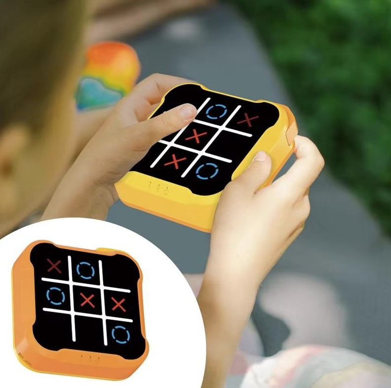 Joc interactiv electronic Tic-Tac-Toe, X si 0, tip puzzle 3 in 1, portabila, pentru copii si adulti [6]