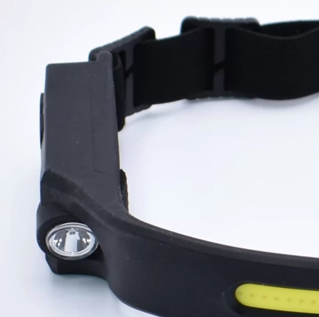 Lanterna de cap profesionala, Led, 4 moduri lumina, senzor miscare, acumulator, lumina laterala [4]