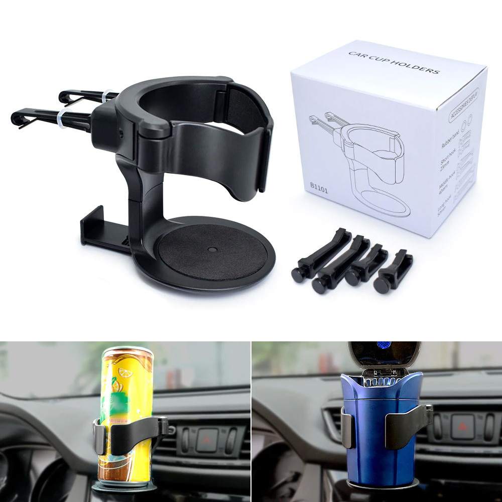 Suport Auto pentru pahar cafea, doza suc, apa, negru [4]
