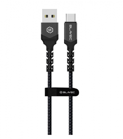 Cablu TypeC - Cablu Date si Incarcare Blavec Raptor USB la Type-C, PD 66W, 6A, 2m, Negru
