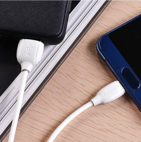 Cablu Date si Incarcare Borofone, Benefit BX19, USB la USB Type-C, 1m, 3A, Alb [1]