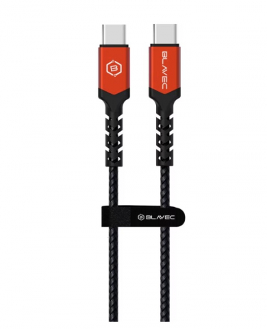 Cablu TypeC - Cablu USB Type C la Type C Blavec Raptor cu invelis textil PD 100W 5A 2 metri