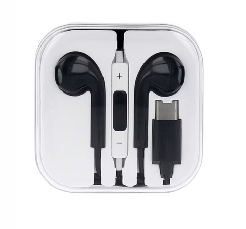 Casti - Casti pentru Samsung / Huawei / Android, Mufa USB Type C, Controller si Microfon, Mega Bass, Negru